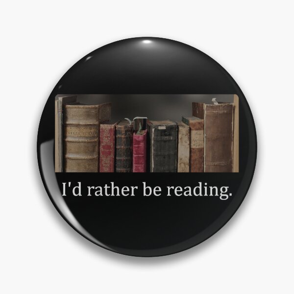 Item preview, I'd rather be reading. designed and sold by Nitewalker314.