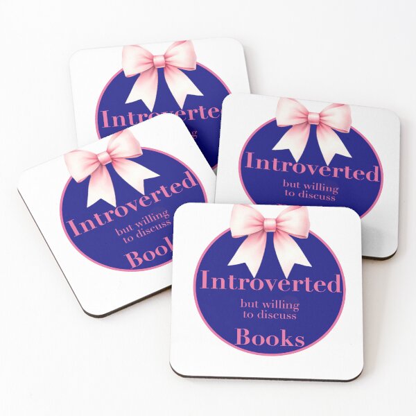 Item preview, Introverted but willing to discuss books designed and sold by discocowgirl.