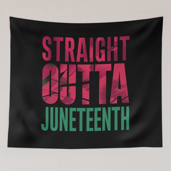 Item preview, Straight Outta Junenth Quote Juneteenth Women Men Kids 2024 designed and sold by Evanka.