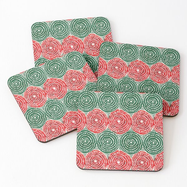 Item preview, Indian style hippy tie dye green red white designed and sold by SmarterThingz.