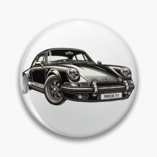 Item preview, Classic Porsche 911 Art - Vintage Car Illustration designed and sold by MiszungART.