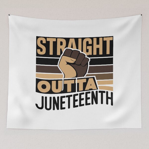 Item preview, Straight Outta Junenth Quote Juneteenth Women Men Kids 2024 designed and sold by Evanka.