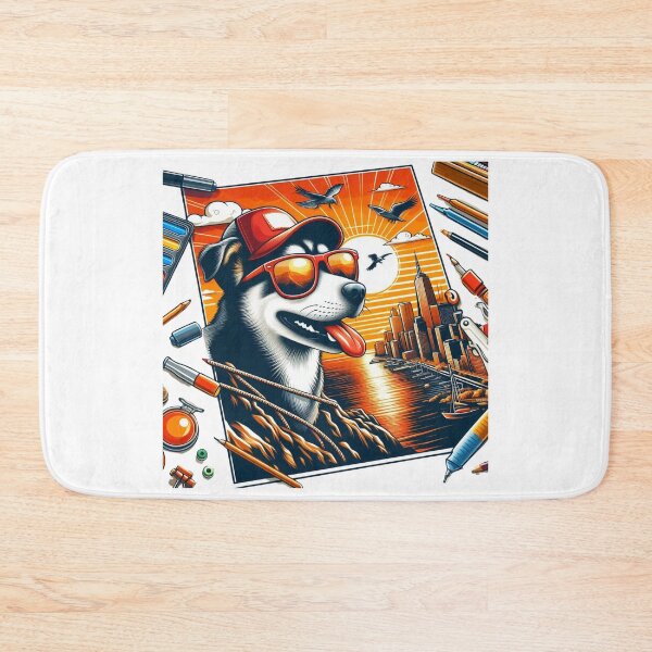 Item preview, Portrait of Canine at Sunset designed and sold by Migue Design.