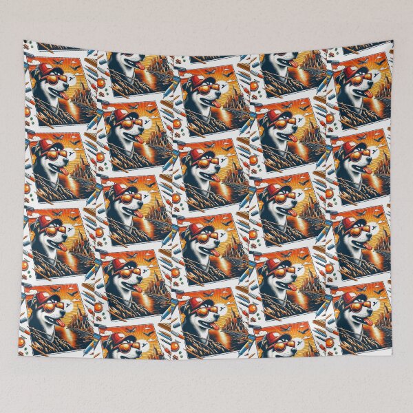 Item preview, Portrait of Canine at Sunset designed and sold by Migue Design.