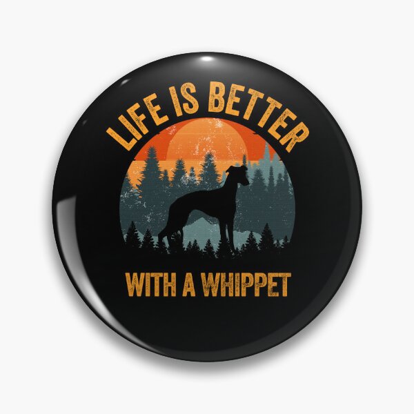 Item preview, Life Is Better With A Whippet Vintage Sunset Dog Gift  designed and sold by Guarddogdrive.
