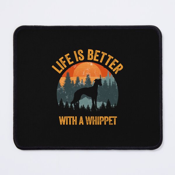 Item preview, Life Is Better With A Whippet Vintage Sunset Dog Gift designed and sold by Guarddogdrive.