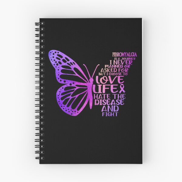 Item preview, Fibromyalgia is a journey I NEVER planned or asked for but i choose to LIVE LIFE hate the disease and FIGHT designed and sold by KatMercerr.