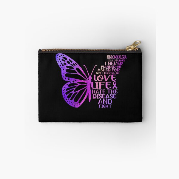 Item preview, Fibromyalgia is a journey I NEVER planned or asked for but i choose to LIVE LIFE hate the disease and FIGHT designed and sold by KatMercerr.
