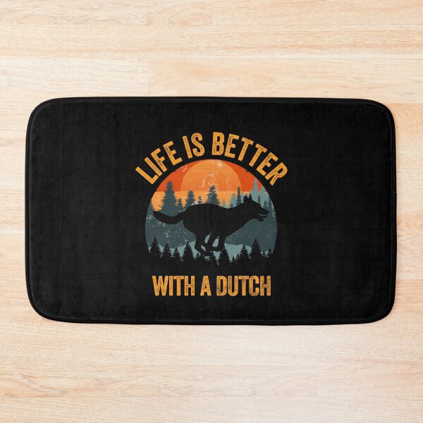 Item preview, Life Is Better With Dutch Shepherd Vintage Sunset Dog Gift  designed and sold by Guarddogdrive.