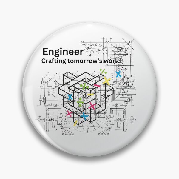 Item preview, Engineer - Crafting tomorrow's world designed and sold by AmazingHisLove.