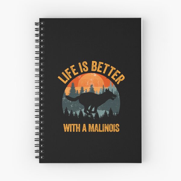 Item preview, Life Is Better With A Malinois Vintage Sunset Dog Gift  designed and sold by Guarddogdrive.
