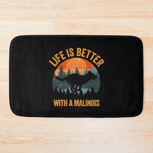 Item preview, Life Is Better With A Malinois Vintage Sunset Dog Gift  designed and sold by Guarddogdrive.