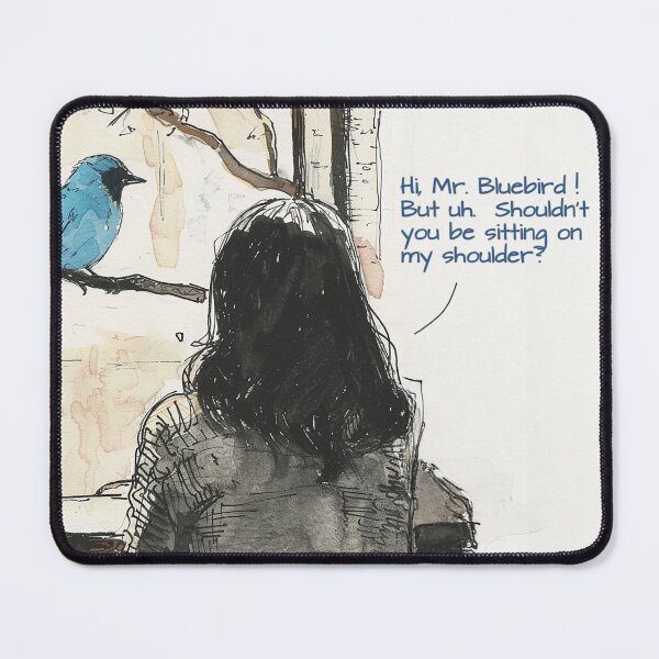 Item preview, Mister Bluebird, misplaced designed and sold by FamouslyStupid.