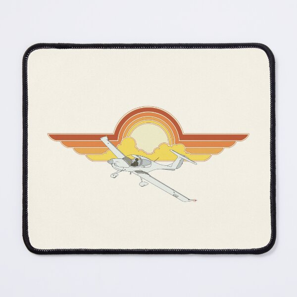 Item preview, Diamond DA40 Aircraft Sunset Pilot Wings Aviation Design designed and sold by skye-studio.