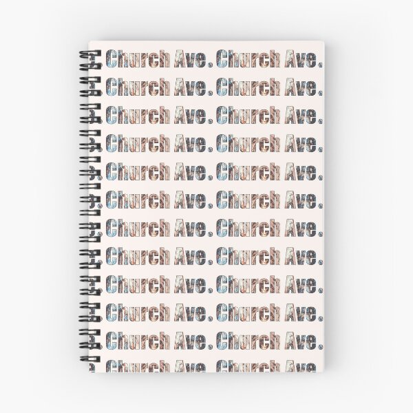 Item preview, Church Avenue Street Name with outline indoor church ceiling background designed and sold by TheMugDirectory.