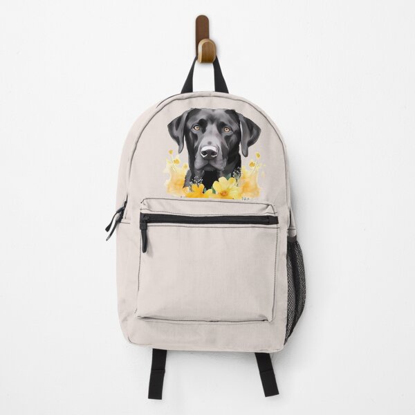 Item preview, Black Lab with Blossoms designed and sold by JuniperFinch.
