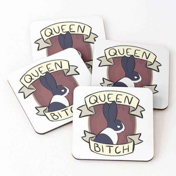 Item preview, Rabbit Badge - Queen Bitch designed and sold by Kylah's Shop.