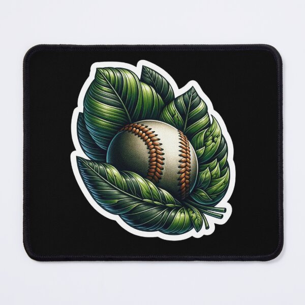 Item preview, Green Tropical Baseball designed and sold by pixelpulsenyc.