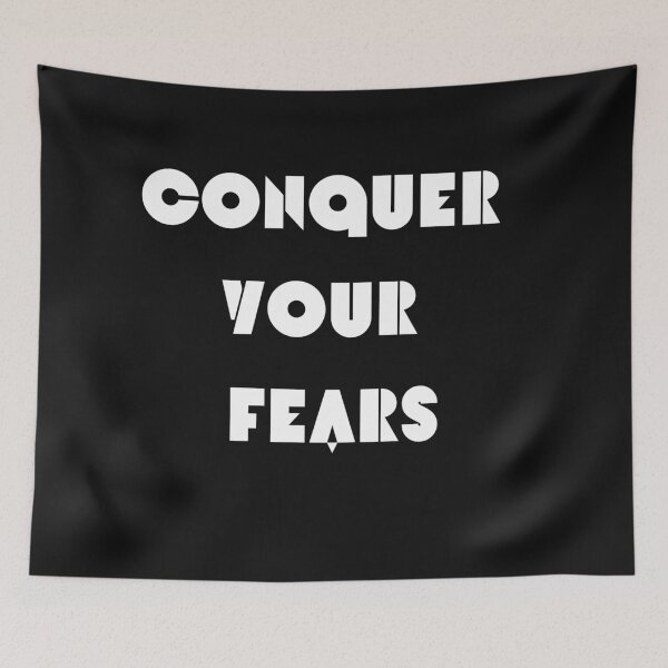 Item preview, Conquer your fears designed and sold by MetalRockMusic.