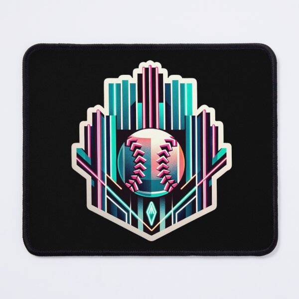 Item preview, Art Deco Baseball Fusion designed and sold by pixelpulsenyc.