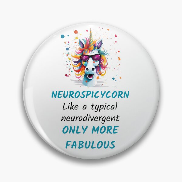 Item preview, Neurospicycorn Fabulous Neurodivergent designed and sold by FireSisters.