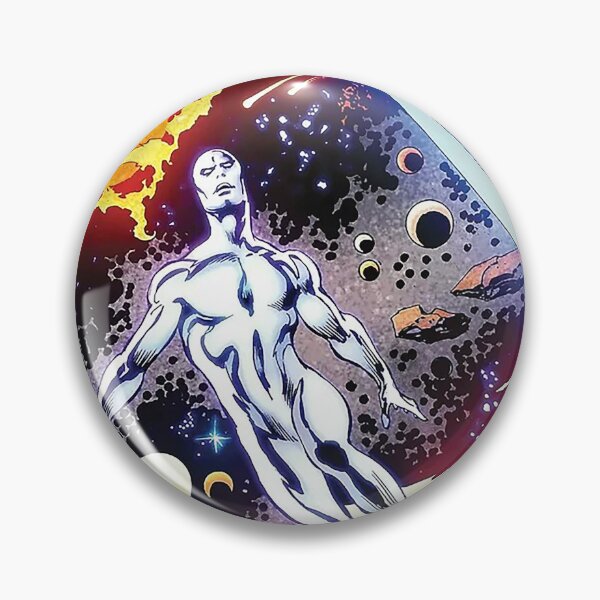 Item preview, Cosmic Protector Silver Surfer designed and sold by arfabasoko.