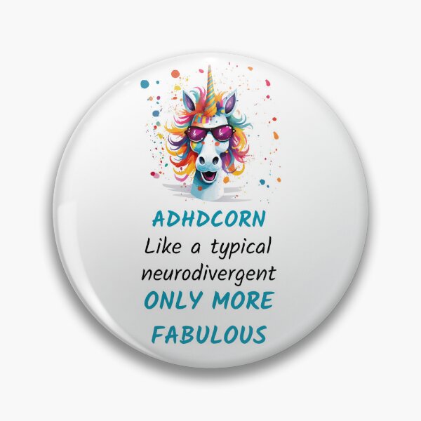 Item preview, ADHDCORN Fabulous Neurodivergent designed and sold by FireSisters.