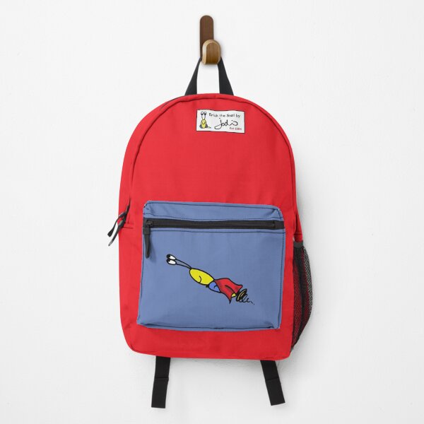 Item preview, Super Erick the Snail Backpack designed and sold by Jodi Franzke.