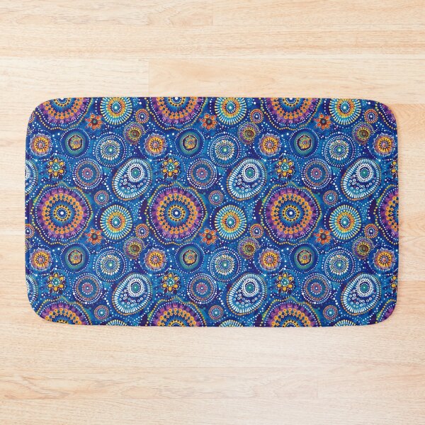 Item preview, Indian hippy bandhini style blue designed and sold by SmarterThingz.