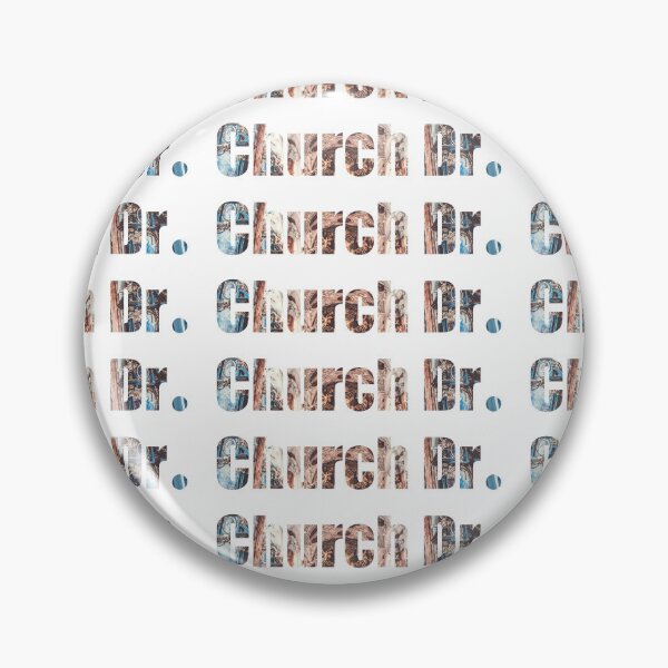 Item preview, Church Drive Street Name with indoor church ceiling background designed and sold by TheMugDirectory.