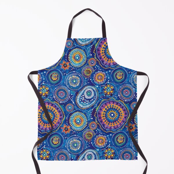 Item preview, Indian hippy bandhini style blue designed and sold by SmarterThingz.
