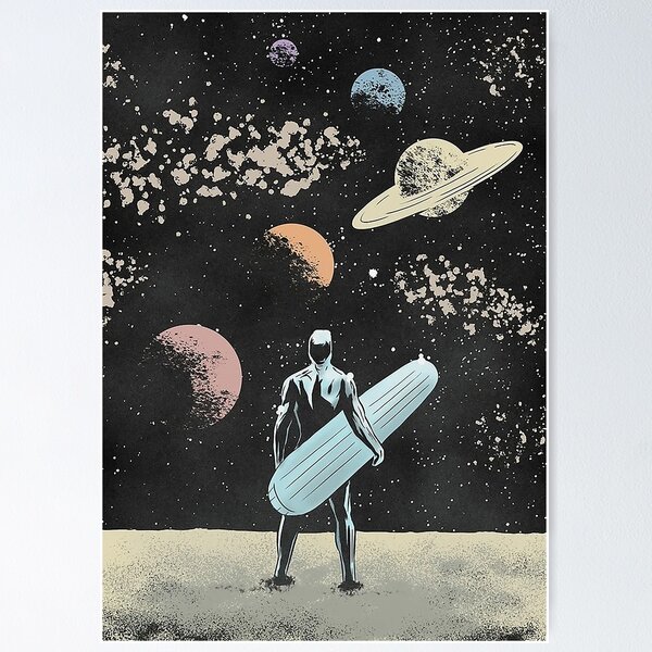 Item preview, Silver Surfer Prince of Galaxy designed and sold by arfabasoko.