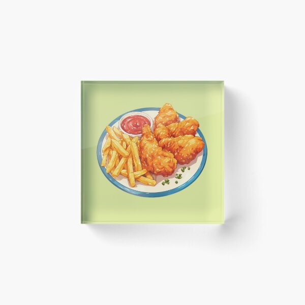 Item preview, Chuletas De Pollo Frito designed and sold by sakurashorty.