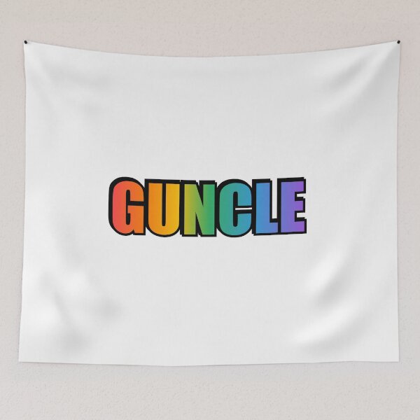 Item preview, Guncle gay uncle pride rainbow designed and sold by Inspirationmotivation.