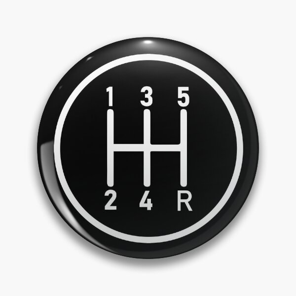 Item preview, 5 Speed Manual Transmission Logo 2 (White) designed and sold by 718Raindeer.