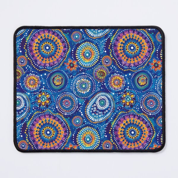Item preview, Indian hippy bandhini style blue designed and sold by SmarterThingz.