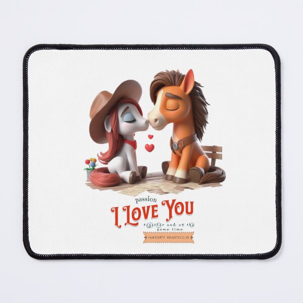 Item preview, I love you. Two horses in love designed and sold by I-love-music.