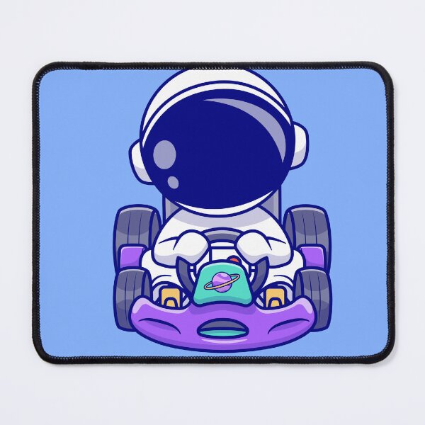 Item preview, Adorable Astronaut in Go-Kart: Cartoon Vector Icon designed and sold by hjian8219.