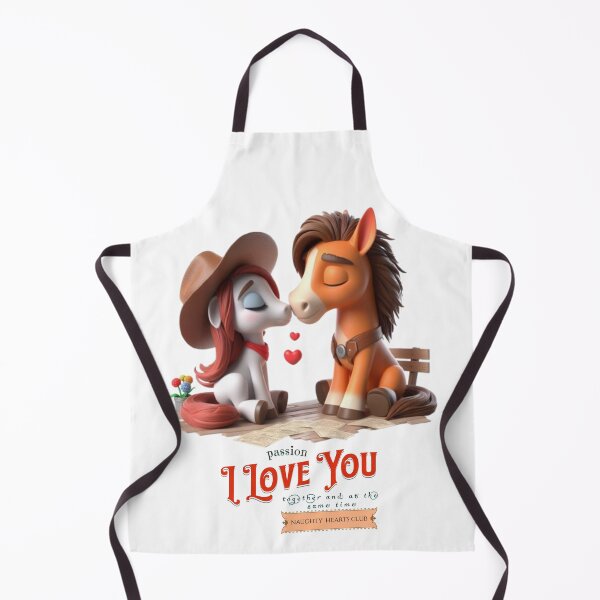 Item preview, I love you. Two horses in love designed and sold by I-love-music.