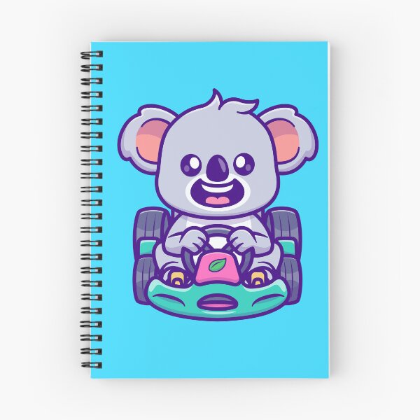Item preview,  "Go-Karting Koala: Cute Cartoon Vector Icon" designed and sold by hjian8219.