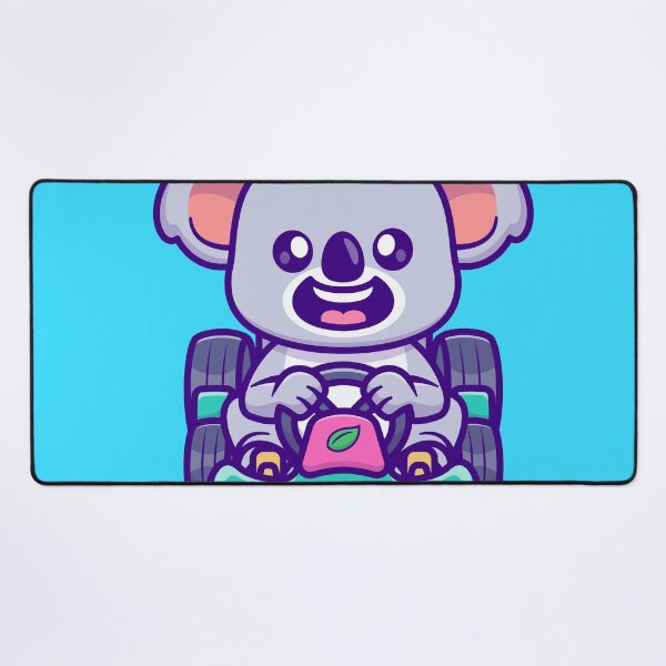 Item preview,  "Go-Karting Koala: Cute Cartoon Vector Icon" designed and sold by hjian8219.