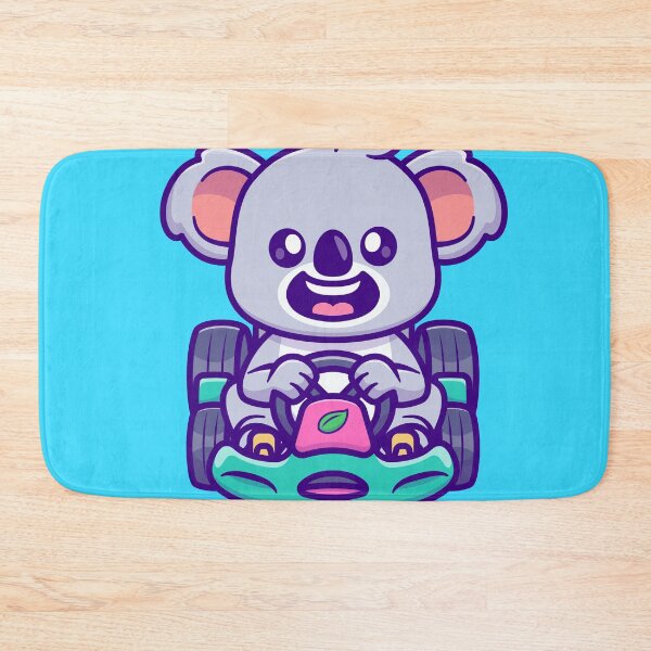 Item preview,  "Go-Karting Koala: Cute Cartoon Vector Icon" designed and sold by hjian8219.