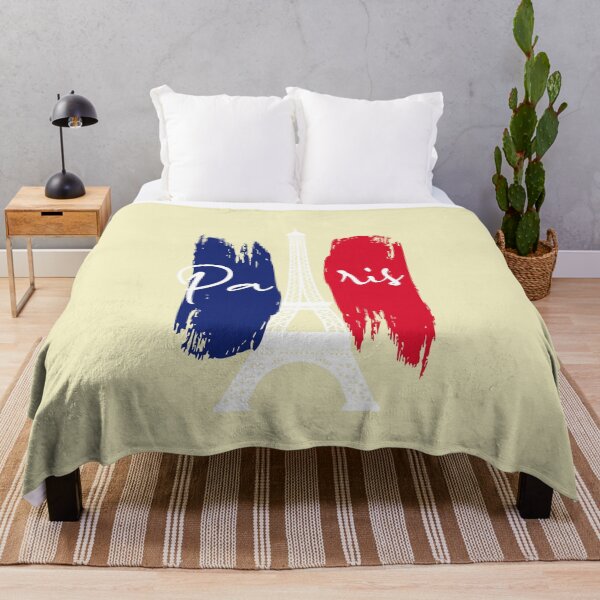 Item preview, Eiffel Tower with Paris Text and French Flag designed and sold by IdeasDream.