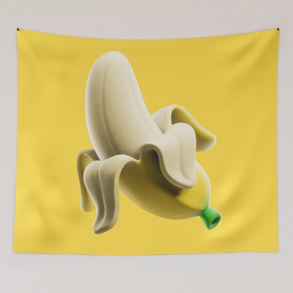 Item preview, "3D Banana Delight: Cartoon Vector Icon" designed and sold by hjian8219.