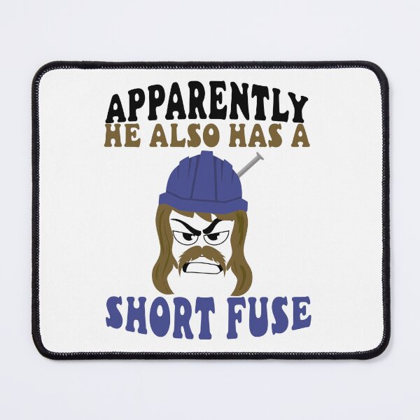 Item preview, Apparently he also has a short fuse. -Happy, Happy Gilmore designed and sold by Sticker Up.