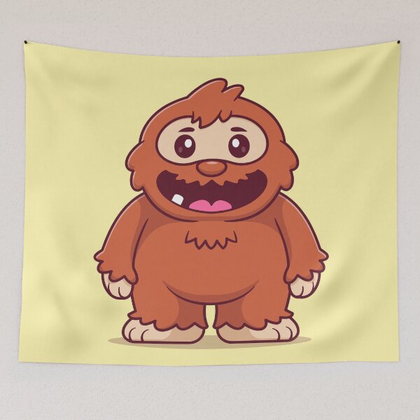 Item preview, Adorable Yeti: Cute Cartoon Vector Icon" designed and sold by hjian8219.