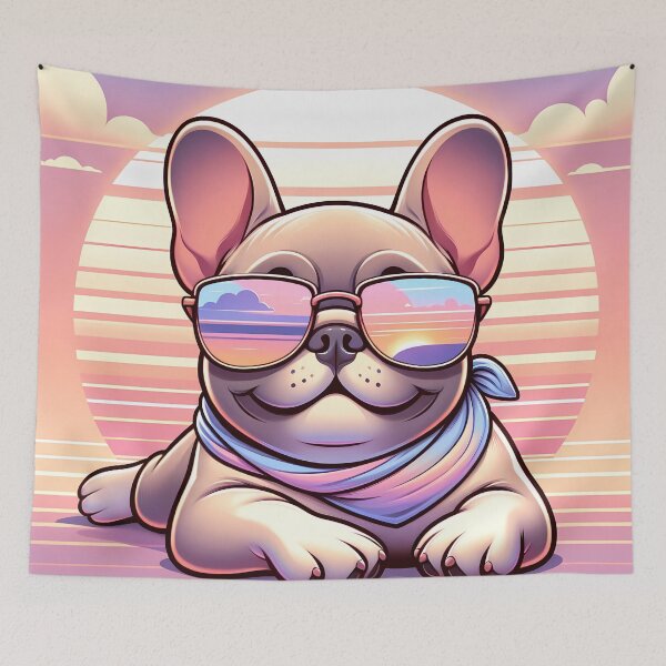 Item preview, Cool Frenchie Vibes designed and sold by JuniperFinch.