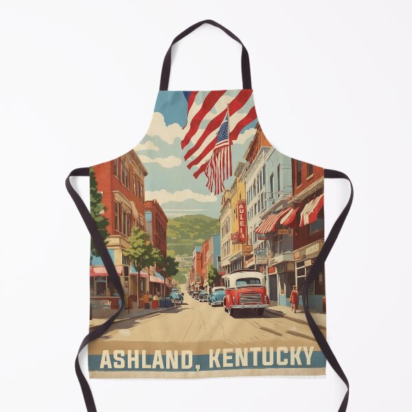 Item preview, Ashland Kentucky USA Vintage Travel Tourism designed and sold by TravelersGems.
