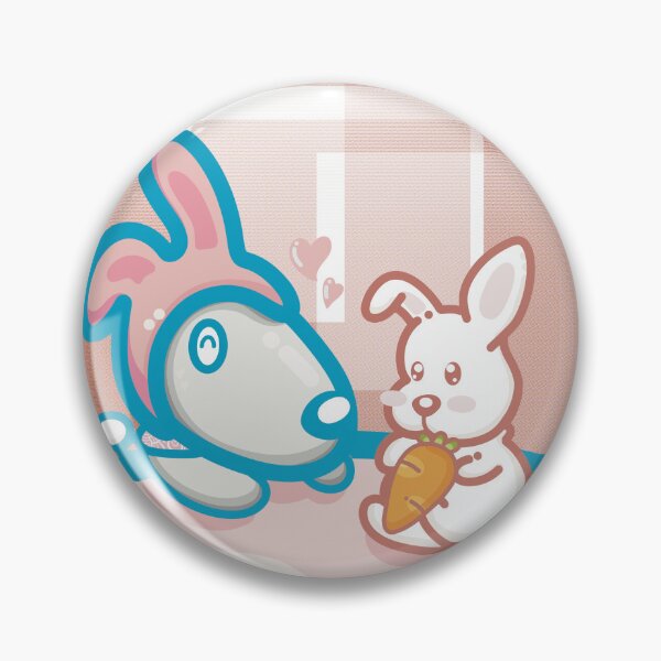 Item preview, Dog wearing bunny hat with a cute little rabbit on the table . designed and sold by tennstudio.