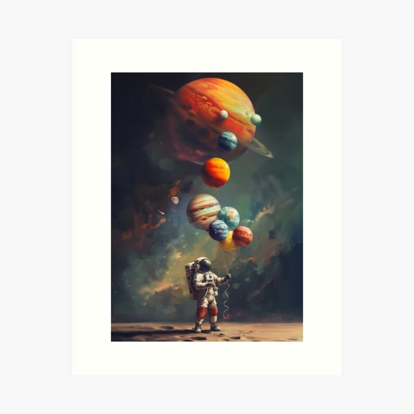 Item preview, Space Balloons designed and sold by nicebleed.